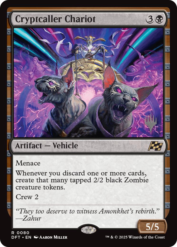 Cryptcaller Chariot (Promo Pack) [Aetherdrift Promos] | Exor Games New Glasgow