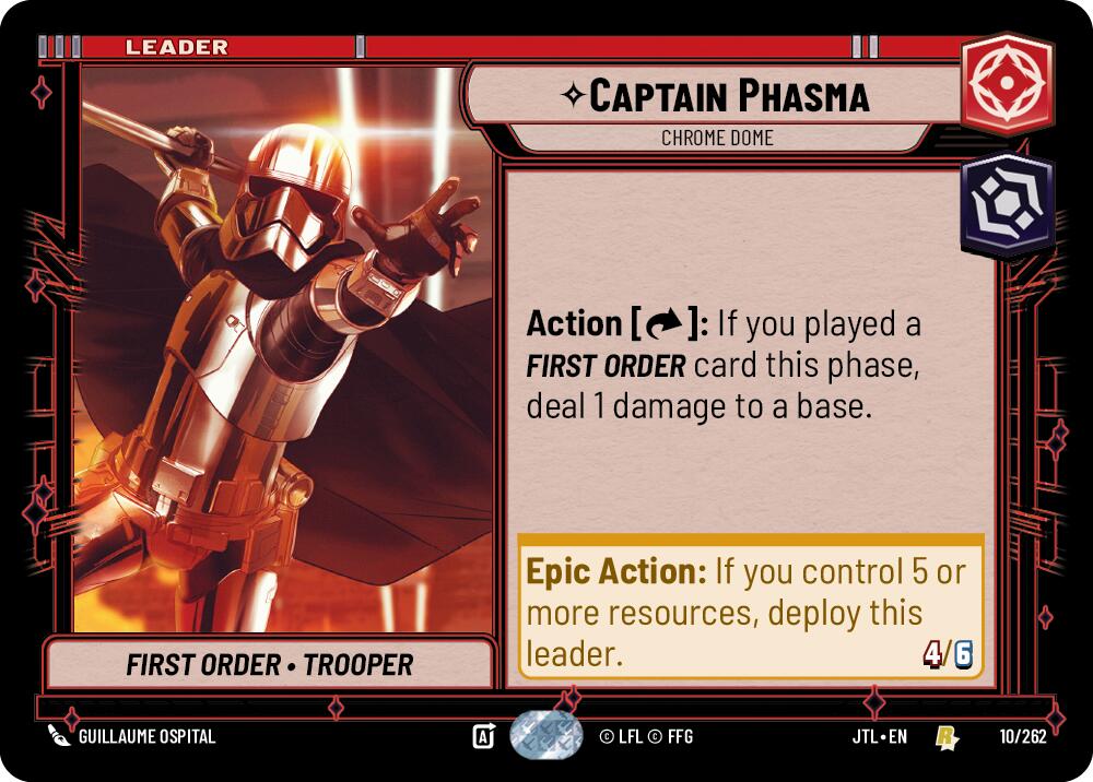 Captain Phasma - Chrome Dome (010/262) (010/257) [Jump to Lightspeed] | Exor Games New Glasgow