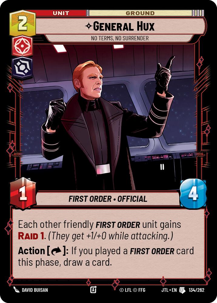 General Hux - No Terms, No Surrender (134/262) (134/257) [Jump to Lightspeed] | Exor Games New Glasgow