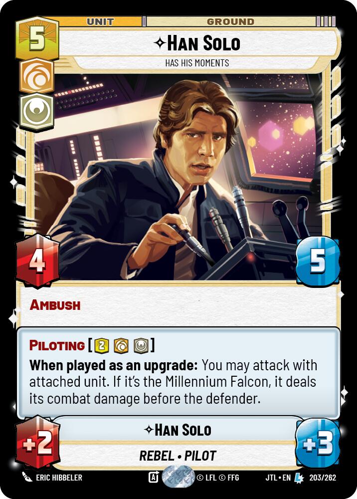 Han Solo - Has His Moments (203/262) (203/257) [Jump to Lightspeed] | Exor Games New Glasgow