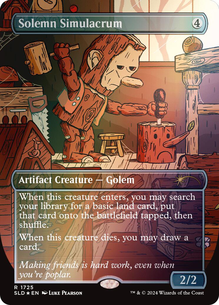 Solemn Simulacrum (1725) (Rainbow Foil) [Secret Lair Drop Series] | Exor Games New Glasgow