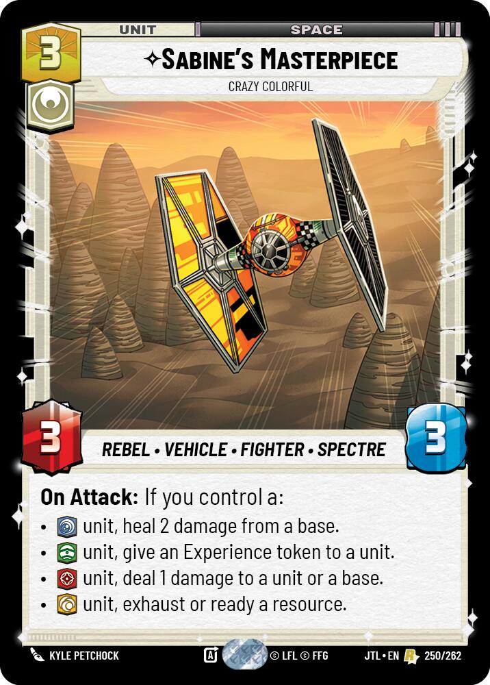 Sabine's Masterpiece - Crazy Colorful (250/262) (250/257) [Jump to Lightspeed] | Exor Games New Glasgow