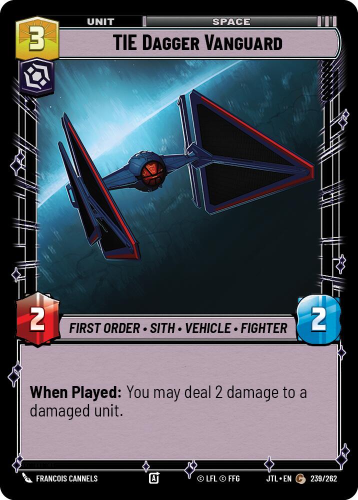 TIE Dagger Vanguard (239/262) (239/257) [Jump to Lightspeed] | Exor Games New Glasgow