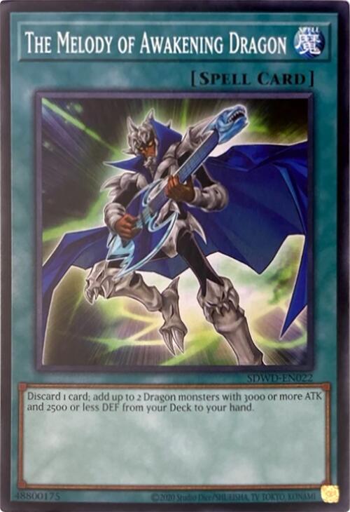 The Melody of Awakening Dragon (Unlimited Misprint) [SDWD-EN022] Common | Exor Games New Glasgow