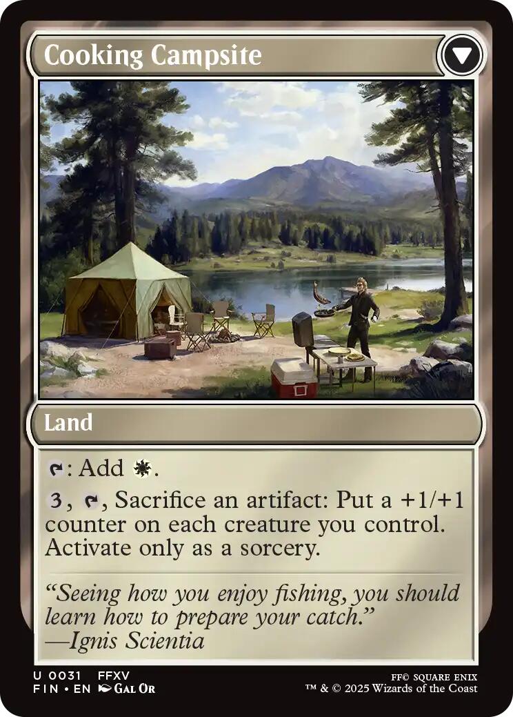 Sidequest: Catch a Fish // Cooking Campsite [FINAL FANTASY] | Exor Games New Glasgow