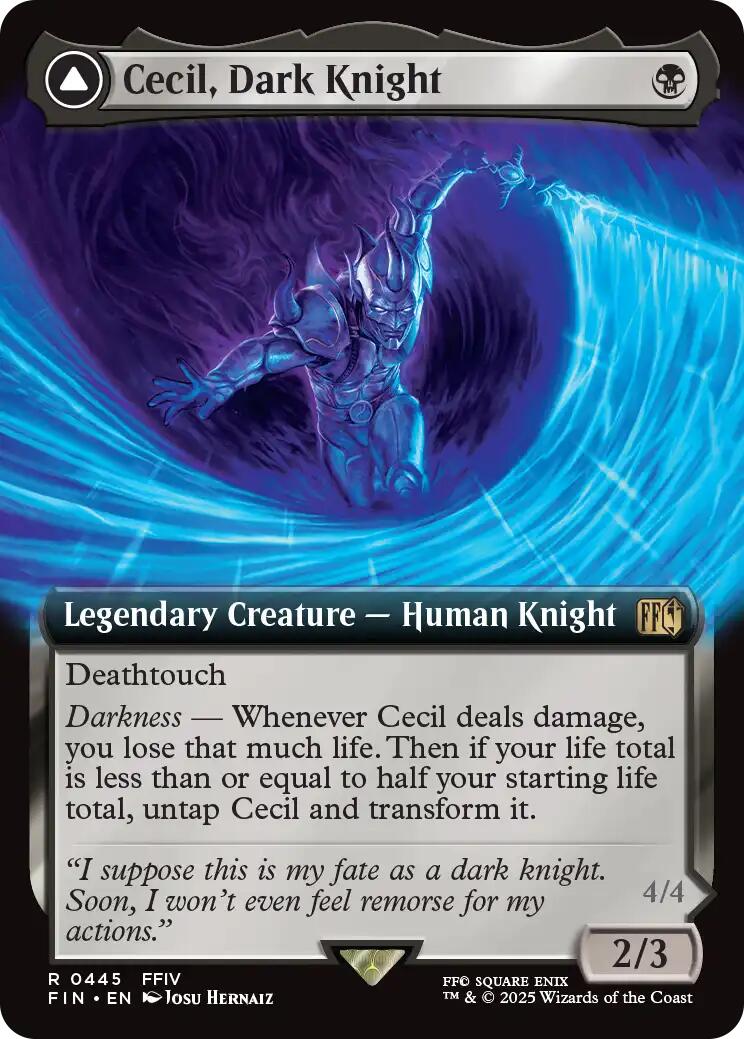 Cecil, Dark Knight // Cecil, Redeemed Paladin (Extended Art) [FINAL FANTASY] | Exor Games New Glasgow