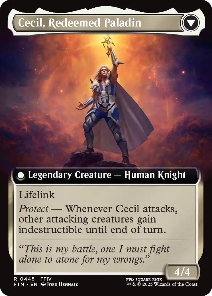 Cecil, Dark Knight // Cecil, Redeemed Paladin (Extended Art) [FINAL FANTASY] | Exor Games New Glasgow