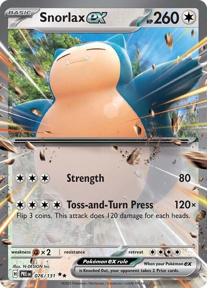 Snorlax ex (076/131) [Scarlet & Violet: Prismatic Evolutions] | Exor Games New Glasgow