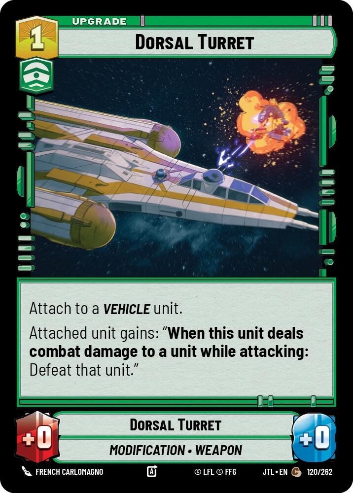 Dorsal Turret (120/262) (120/257) [Jump to Lightspeed] | Exor Games New Glasgow