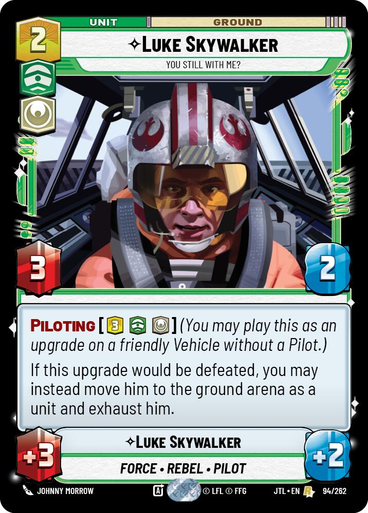 Luke Skywalker - You Still With Me? (094/262) (094/257) [Jump to Lightspeed] | Exor Games New Glasgow