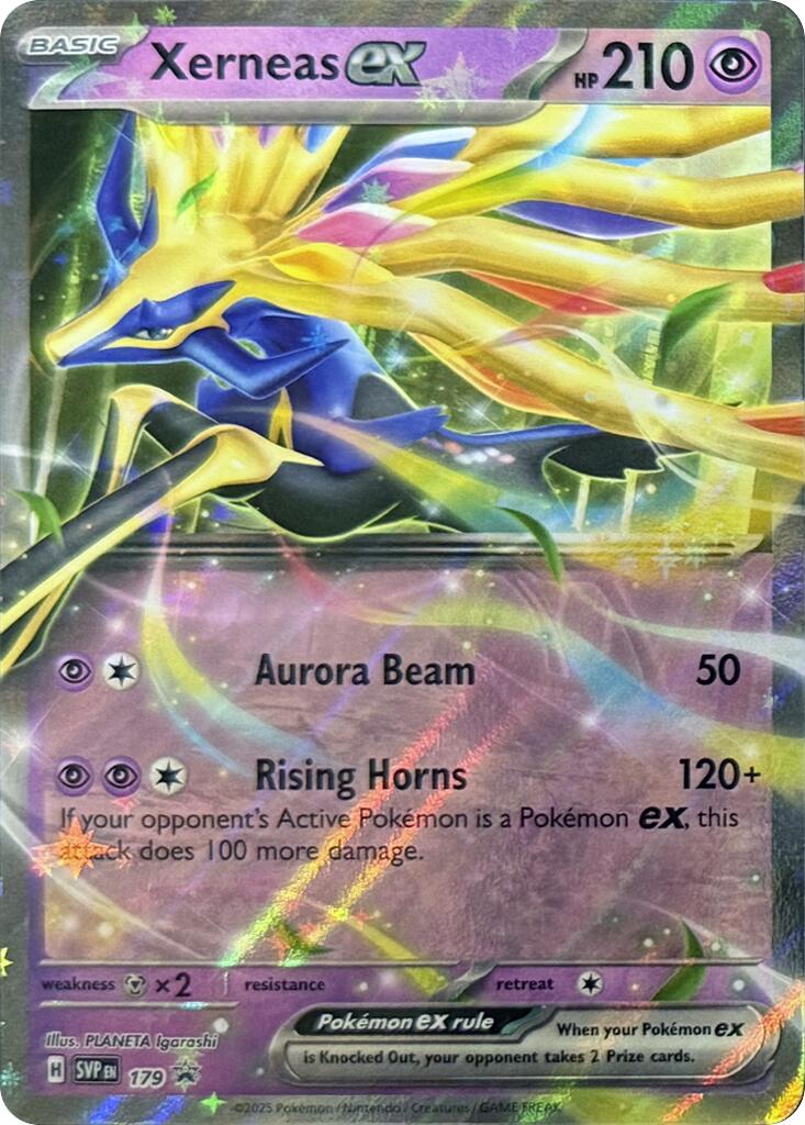 Xerneas ex (179) [Scarlet & Violet: Black Star Promos] | Exor Games New Glasgow