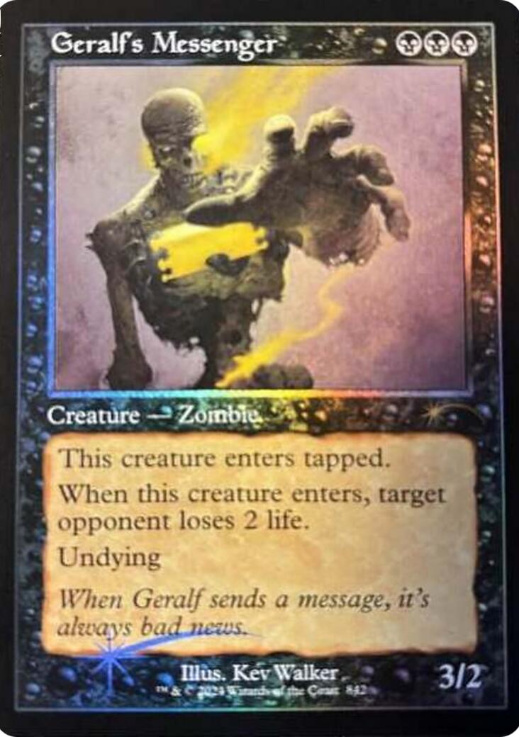 Geralf's Messenger (842) (Retro Frame) [Secret Lair Drop Series] | Exor Games New Glasgow