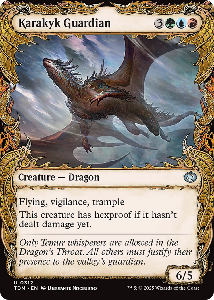 Karakyk Guardian (Showcase) [Tarkir: Dragonstorm] | Exor Games New Glasgow