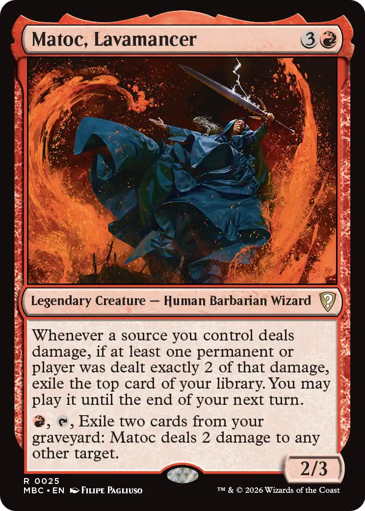 Matoc, Lavamancer [Mystery Booster: Commander Edition] | Exor Games New Glasgow