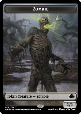 Zombie // Sheep Double-Sided Token [Dominaria Remastered Tokens] | Exor Games New Glasgow