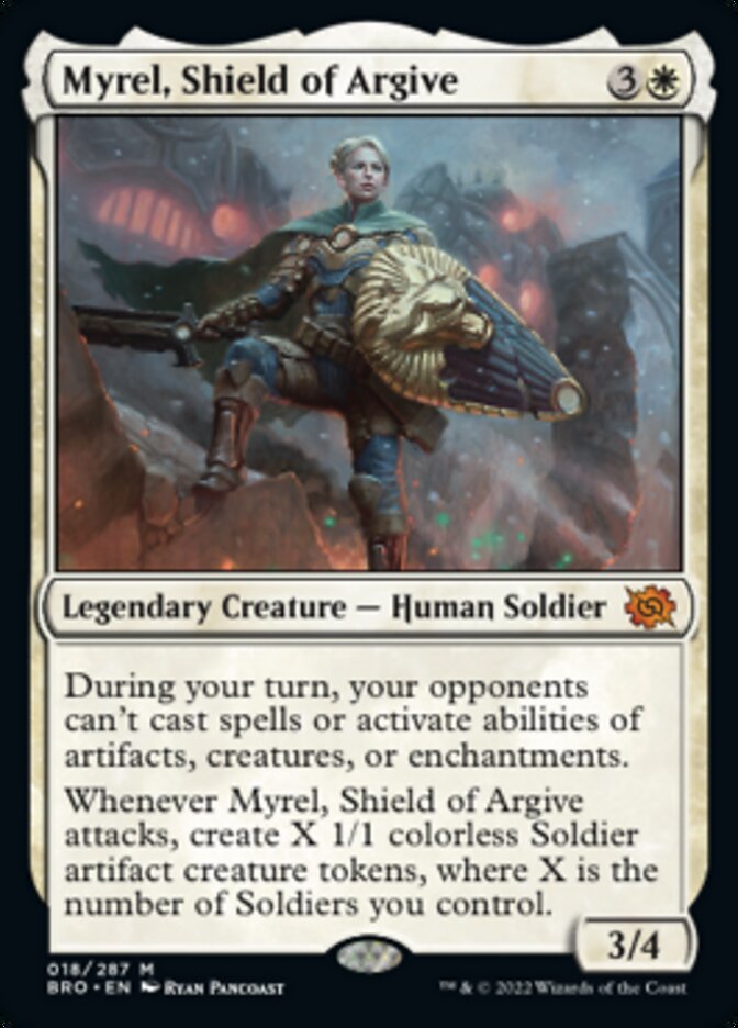 Myrel, Shield of Argive (Promo Pack) [The Brothers' War Promos] | Exor Games New Glasgow