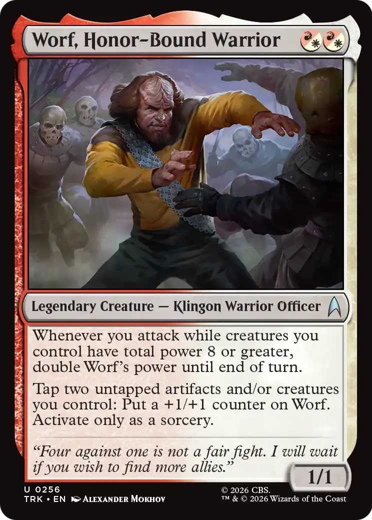 Worf, Honor-Bound Warrior [Star Trek] | Exor Games New Glasgow