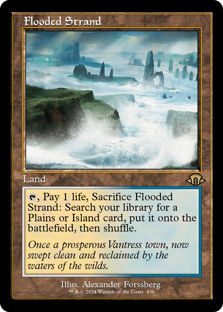 Flooded Strand (Retro) [Modern Horizons 3] | Exor Games New Glasgow