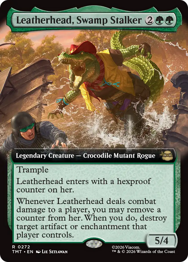 Leatherhead, Swamp Stalker (Extended Art) [Teenage Mutant Ninja Turtles] | Exor Games New Glasgow
