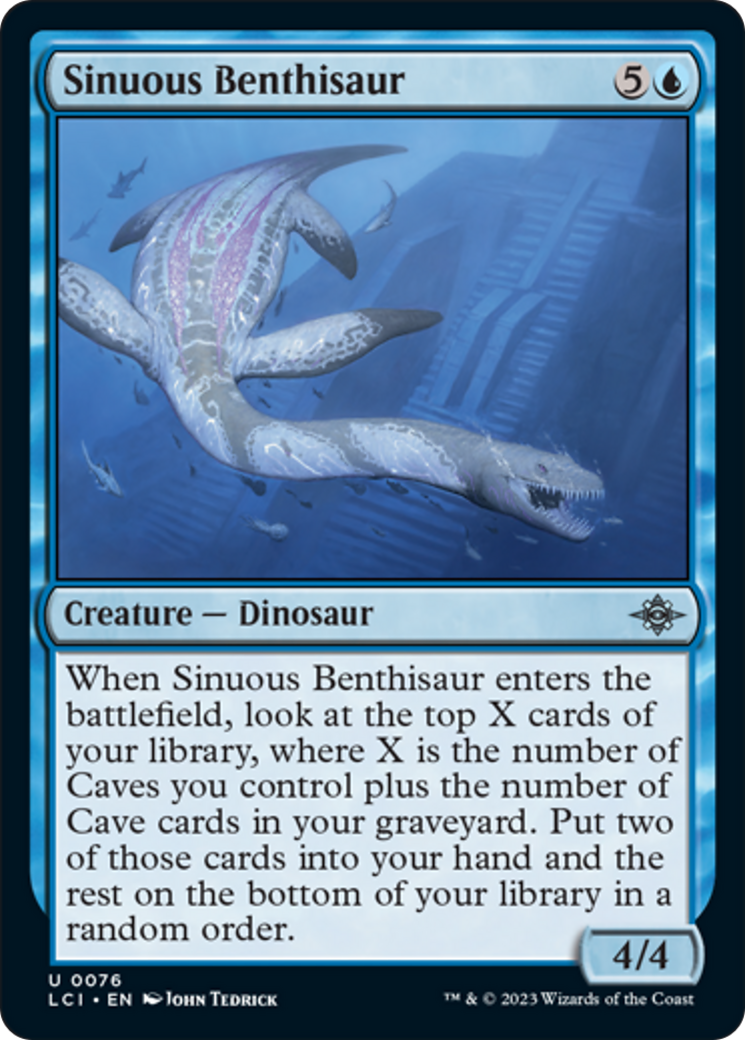 Sinuous Benthisaur [The Lost Caverns of Ixalan] | Exor Games New Glasgow