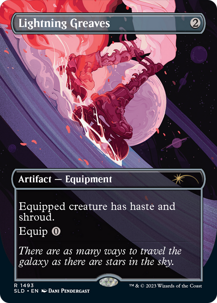 Lightning Greaves (1493) (Galaxy Foil) [Secret Lair Drop Series] | Exor Games New Glasgow