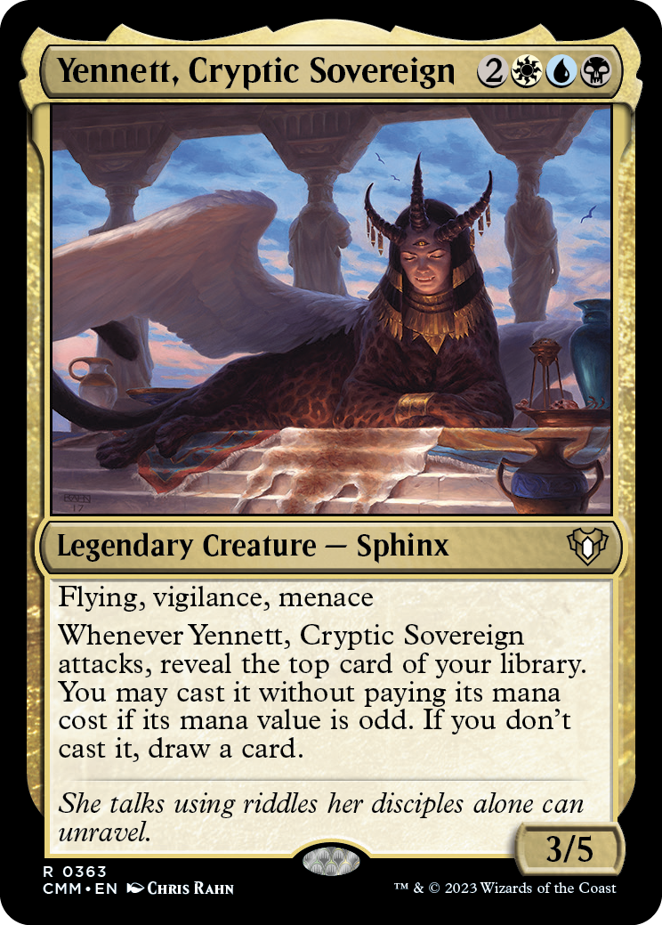 Yennett, Cryptic Sovereign [Commander Masters] | Exor Games New Glasgow