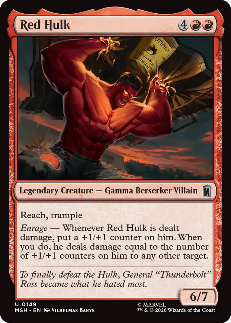 Red Hulk [Marvel Super Heroes] | Exor Games New Glasgow