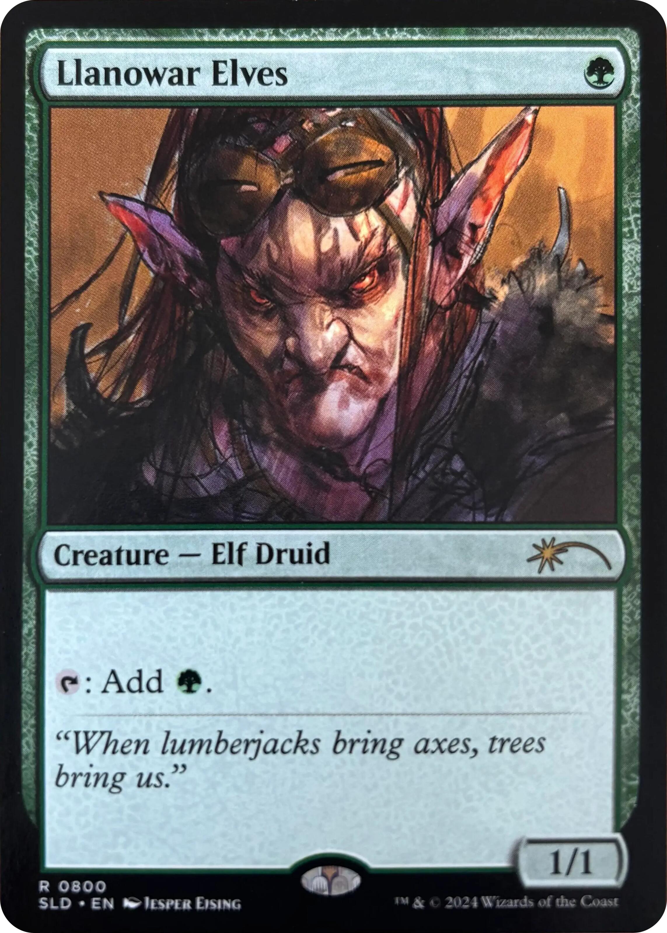 Llanowar Elves (0800) [Secret Lair Drop Series] | Exor Games New Glasgow