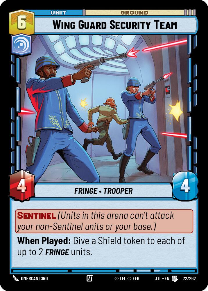 Wing Guard Security Team (072/262) (072/262) [Jump to Lightspeed] | Exor Games New Glasgow