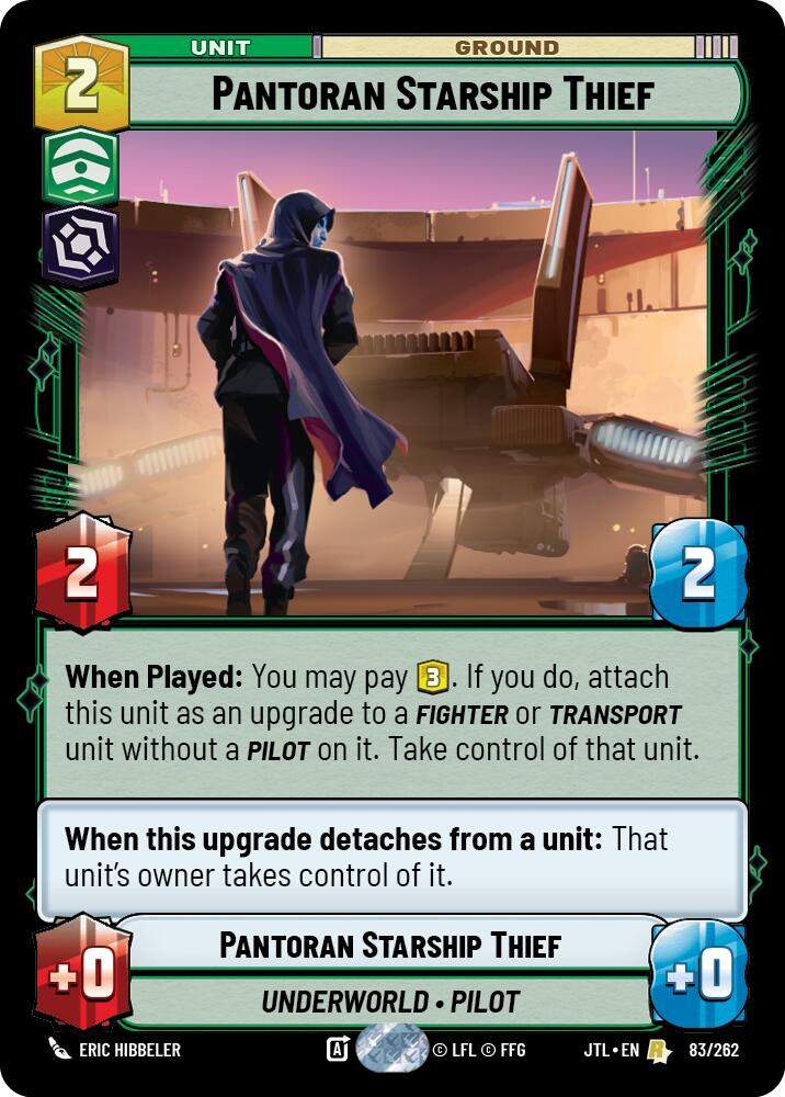 Pantoran Starship Thief (083/262) (083/262) [Jump to Lightspeed] | Exor Games New Glasgow