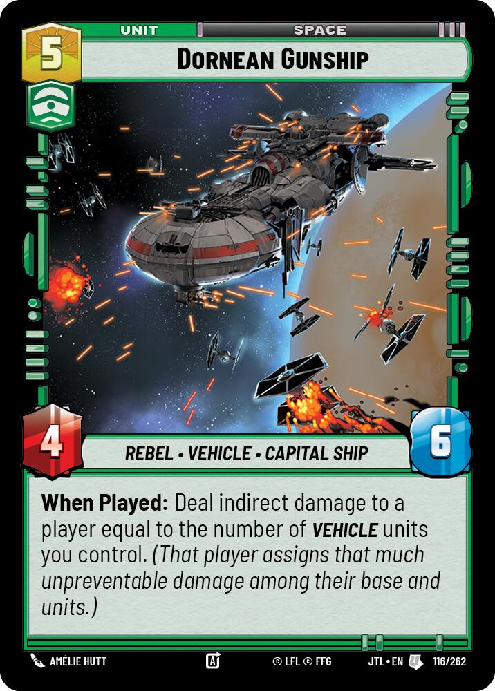 Dornean Gunship (116/262) (116/262) [Jump to Lightspeed] | Exor Games New Glasgow