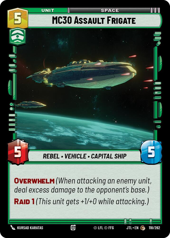 MC30 Assault Frigate (118/262) (118/262) [Jump to Lightspeed] | Exor Games New Glasgow