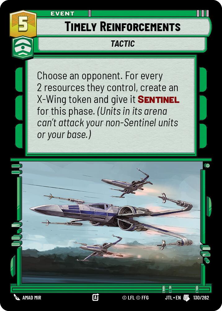 Timely Reinforcements (130/262) (130/262) [Jump to Lightspeed] | Exor Games New Glasgow