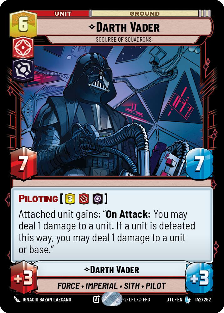 Darth Vader - Scourge of Squadrons (142/262) (142/262) [Jump to Lightspeed] | Exor Games New Glasgow