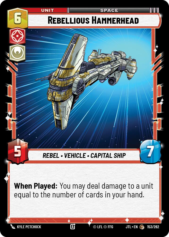 Rebellious Hammerhead (153/262) (153/262) [Jump to Lightspeed] | Exor Games New Glasgow