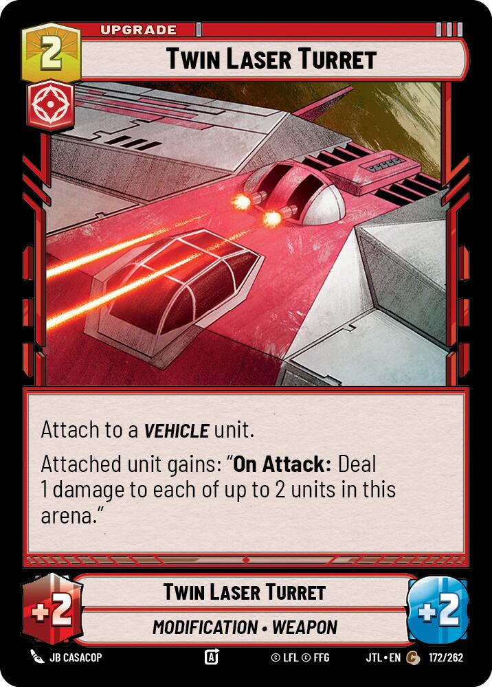 Twin Laser Turret (172/262) (172/262) [Jump to Lightspeed] | Exor Games New Glasgow