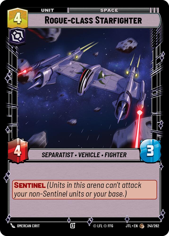 Rogue-class Starfighter (241/262) (241/262) [Jump to Lightspeed] | Exor Games New Glasgow