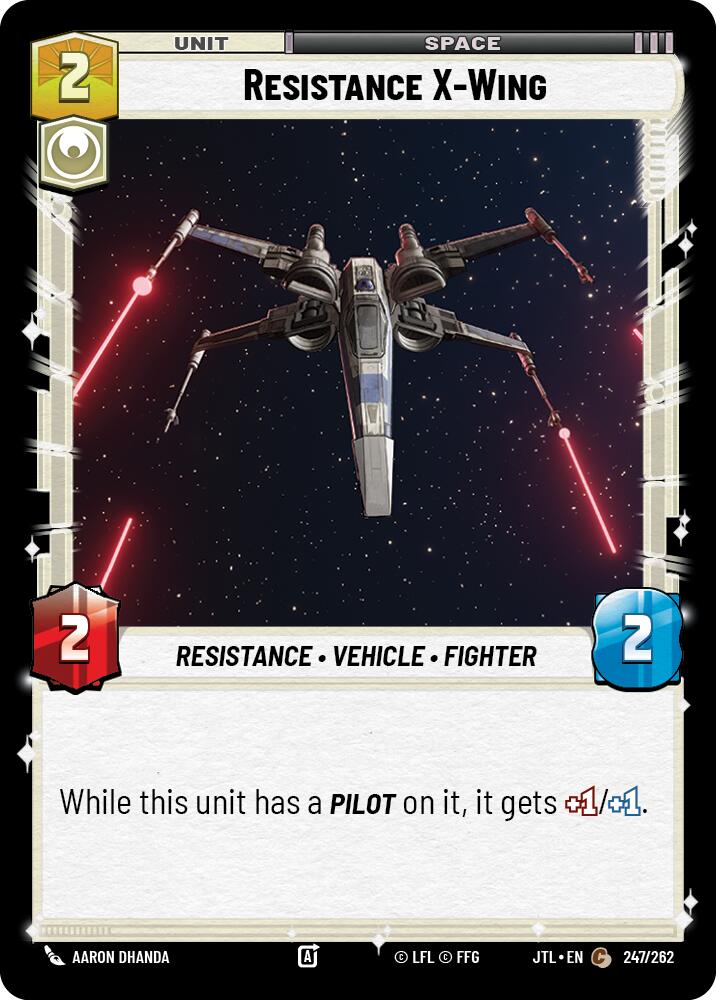 Resistance X-Wing (247/262) (247/262) [Jump to Lightspeed] | Exor Games New Glasgow