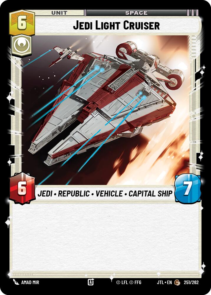 Jedi Light Cruiser (251/262) (251/262) [Jump to Lightspeed] | Exor Games New Glasgow