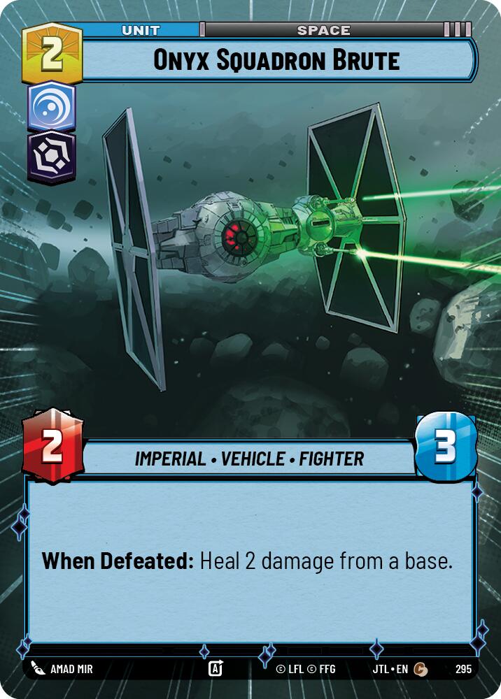Onyx Squadron Brute (295) (Hyperspace) (295) [Jump to Lightspeed] | Exor Games New Glasgow