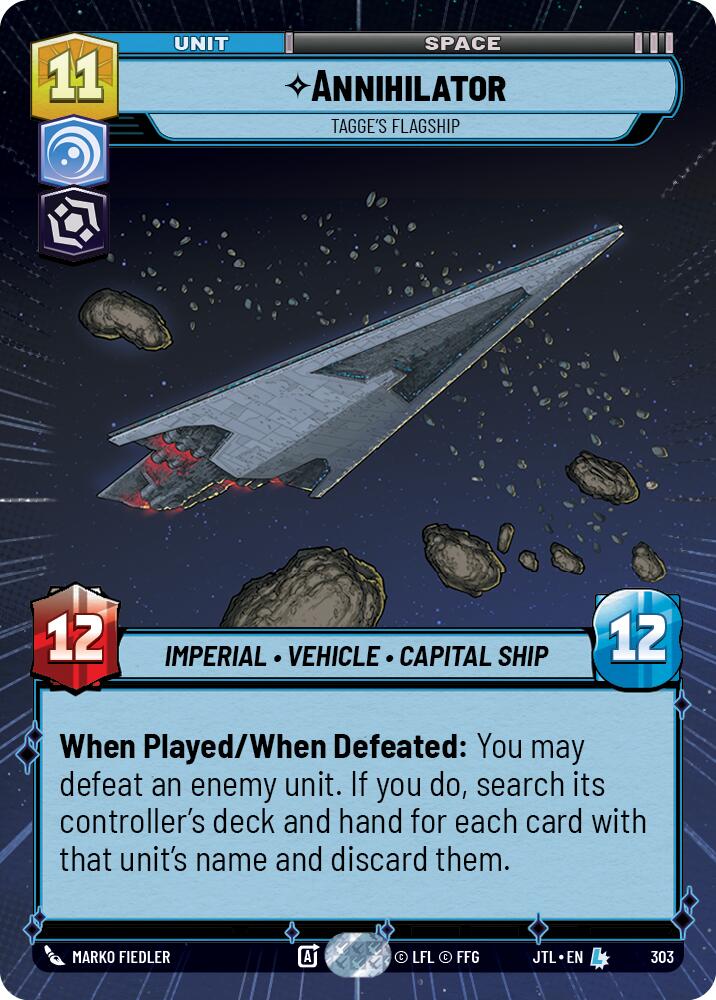 Annihilator - Tagge's Flagship (303) (Hyperspace) (303) [Jump to Lightspeed] | Exor Games New Glasgow
