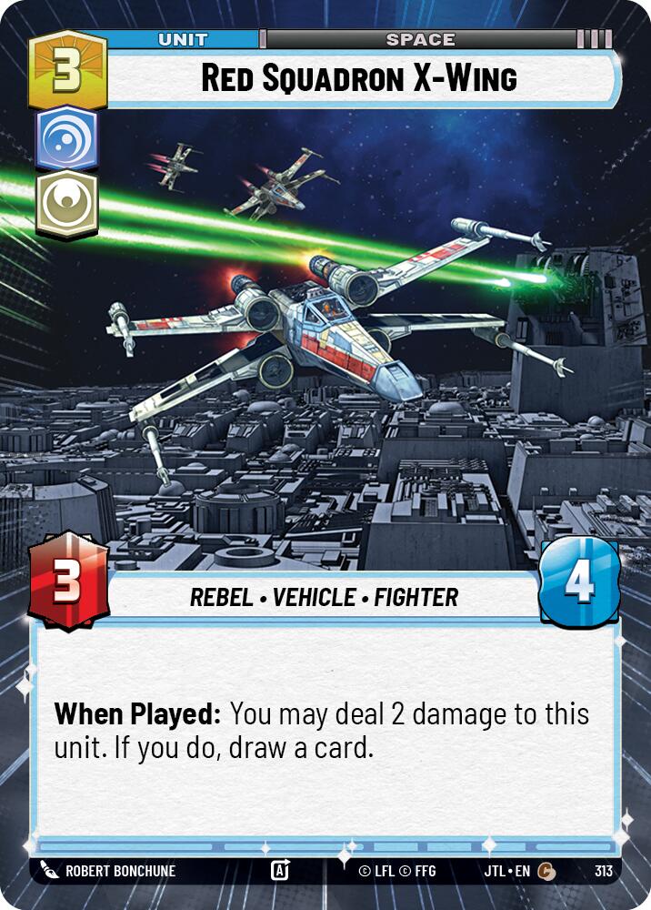 Red Squadron X-Wing (313) (Hyperspace) (313) [Jump to Lightspeed] | Exor Games New Glasgow