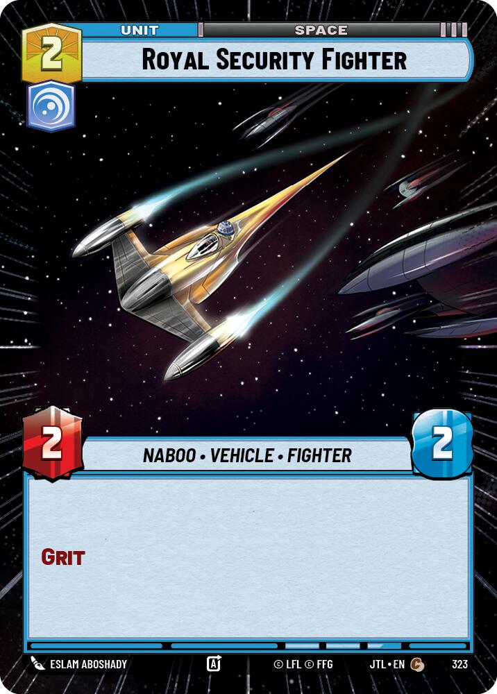 Royal Security Fighter (323) (Hyperspace) (323) [Jump to Lightspeed] | Exor Games New Glasgow