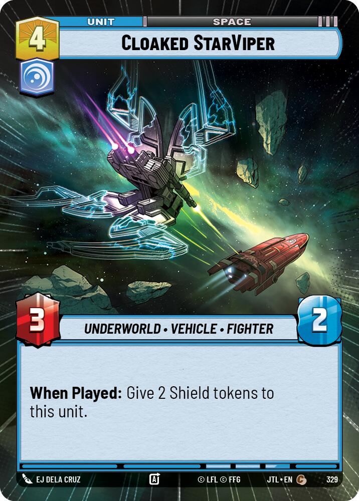 Cloaked StarViper (329) (Hyperspace) (329) [Jump to Lightspeed] | Exor Games New Glasgow