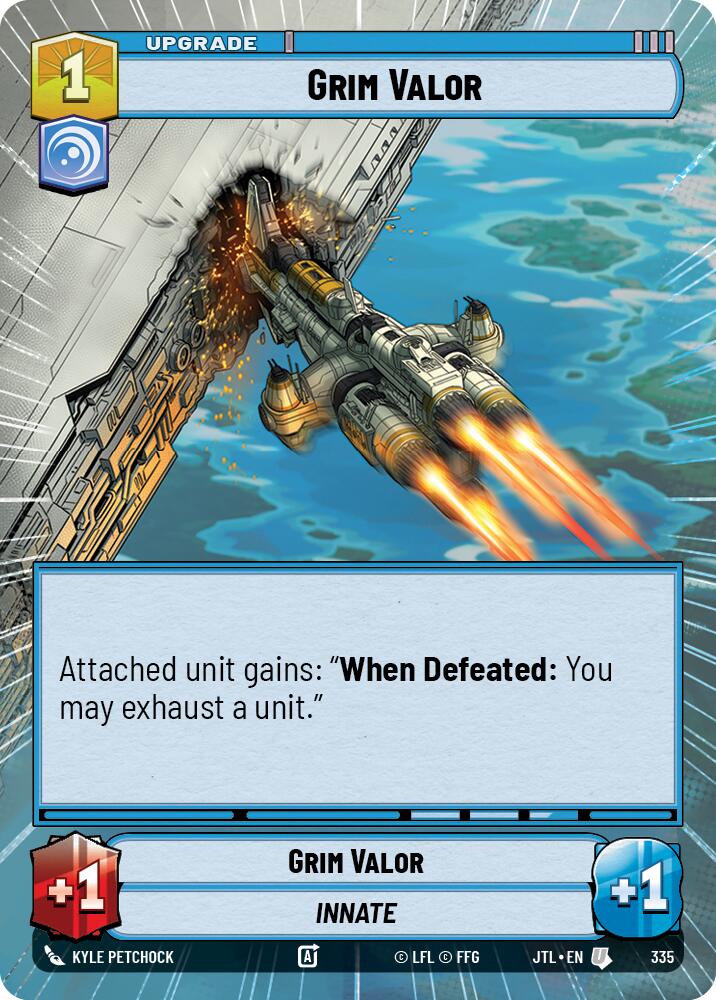 Grim Valor (335) (Hyperspace) (335) [Jump to Lightspeed] | Exor Games New Glasgow