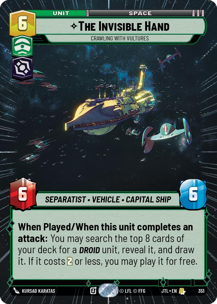 The Invisible Hand - Crawling With Vultures (351) (Hyperspace) (351) [Jump to Lightspeed] | Exor Games New Glasgow