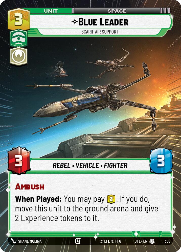 Blue Leader - Scarif Air Support (358) (Hyperspace) (358) [Jump to Lightspeed] | Exor Games New Glasgow