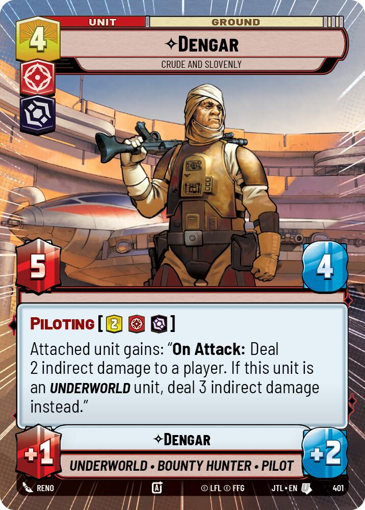 Dengar - Crude and Slovenly (401) (Hyperspace) (401) [Jump to Lightspeed] | Exor Games New Glasgow