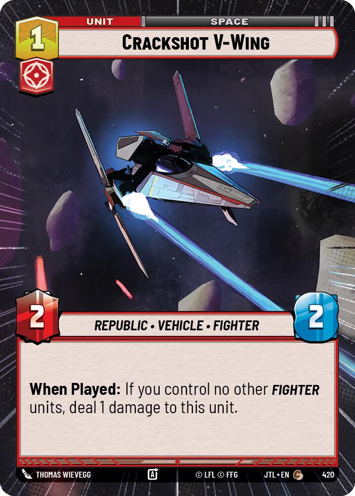Crackshot V-Wing (420) (Hyperspace) (420) [Jump to Lightspeed] | Exor Games New Glasgow