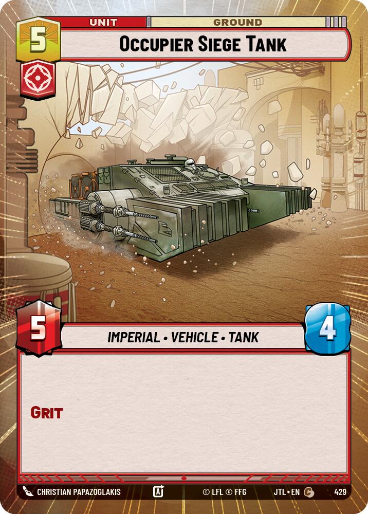 Occupier Siege Tank (429) (Hyperspace) (429) [Jump to Lightspeed] | Exor Games New Glasgow